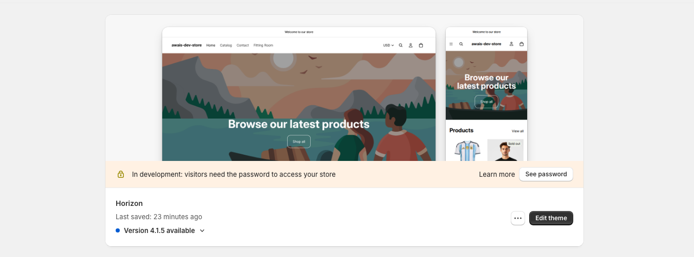 Shopify Themes Page